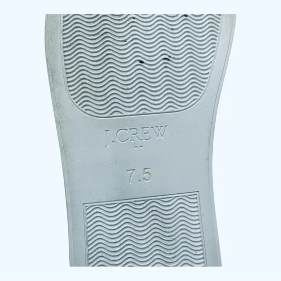 J.Crew casual walking Blue and White Gingham plaid canvas Sneakers Women’s 7.5 - Picture 13 of 16